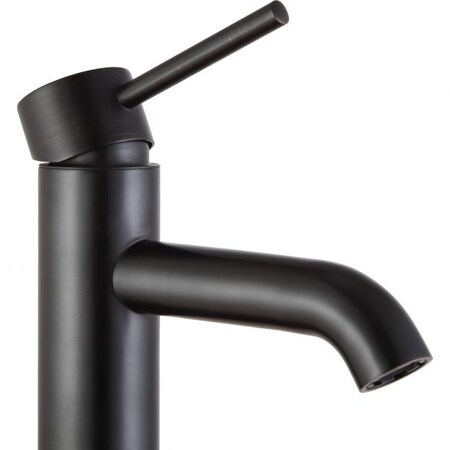 Anzzi Valle Single Hole Single Handle Bathroom Faucet in Oil Rubbed Bronze L-AZ107ORB